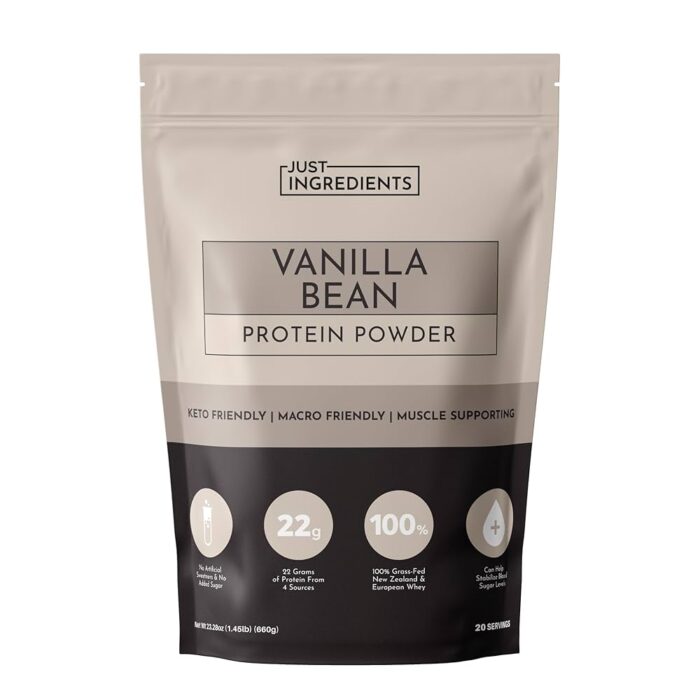 Just Ingredients Vanilla Bean Protein Powder