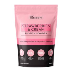 Just Ingredients Strawberry & Cream Protein Powder