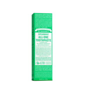 Organic spearmint toothpaste