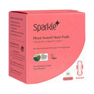 Sparkle Super-Soft Overnight Maxi Pads