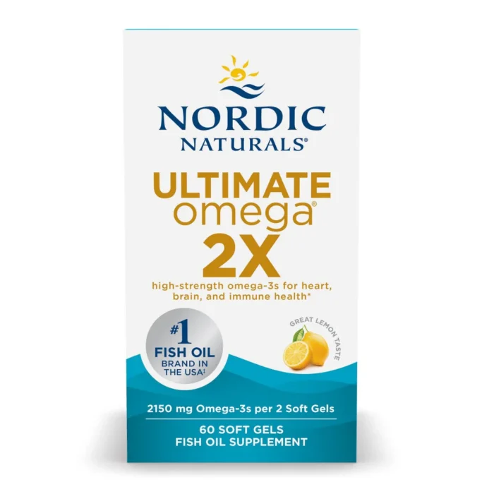 Nordic Naturals Ultimate Omega 2X Softgels Lemon Nordic Naturals Ultimate Omega 2X Softgels Lemon