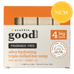 Alaffia Fragrance Free Good Soap Value Pack
