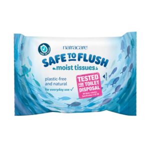 Natracare Organic & Natural Safe to Flush Moist Tissues