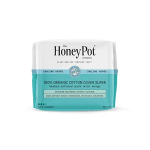 Honey Pot Organic Cooling Herbal Infusion Super Pads