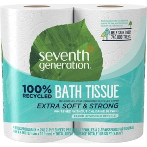 Seventh Generation 100% Recycled Paper Bath Tissue