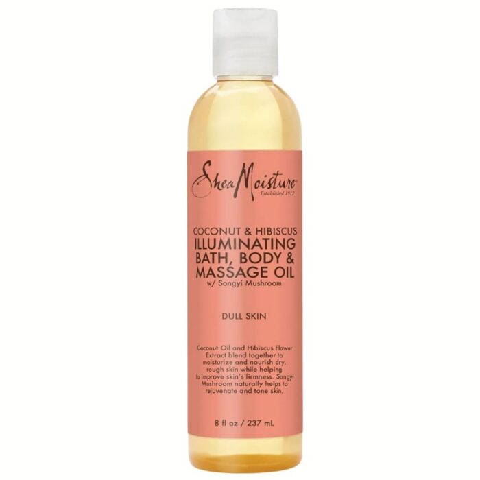 SheaMoisture Bath Body & Massage Oil Coconut & Hibiscus SheaMoisture Bath Body & Massage Oil Coconut & Hibiscus