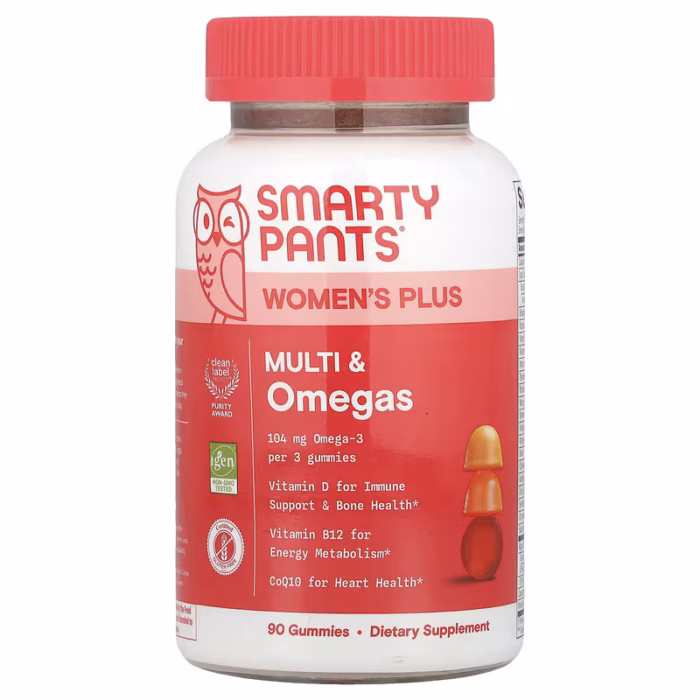 SmartyPants Women’s Plus Multivitamin Omegas Gummies SmartyPants Women's Plus Multivitamin Omegas Gummies