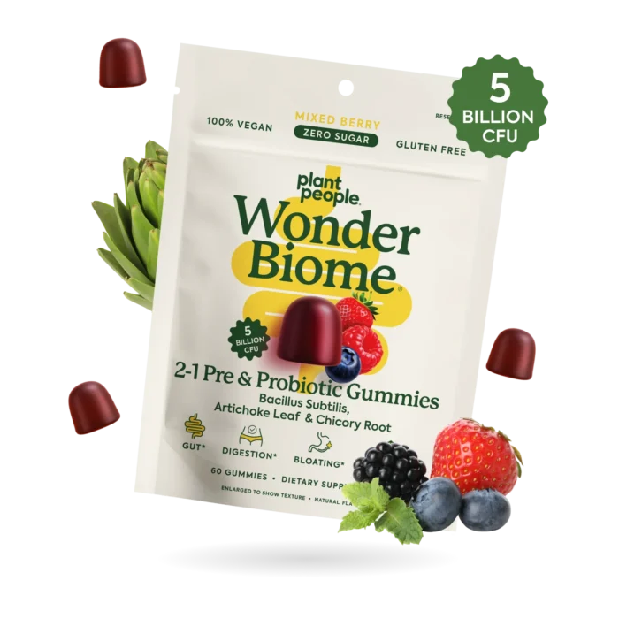 WonderBiome 2-1 Pre Probiotic Gummies
