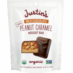 Justin's Mini Milk Chocolate Peanut Caramel Nougat Bars