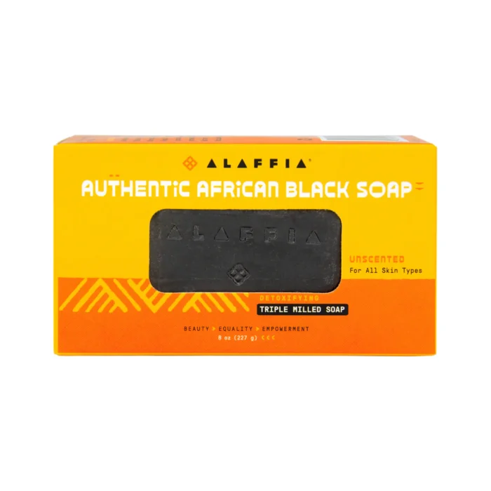 Alaffia Authentic African Black Soap Bar