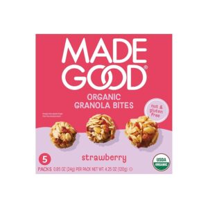 MadeGood Strawberry Granola Bites