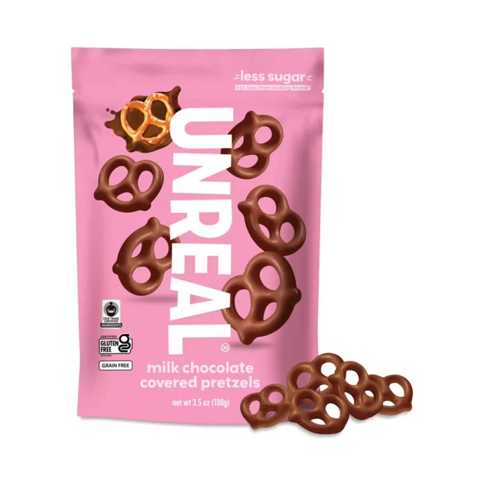 UNREAL Milk Chocolate Covered Pretzels