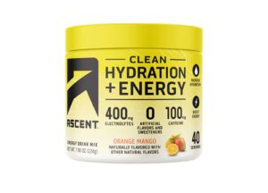 Ascent Hydration + Energy Orange Mango