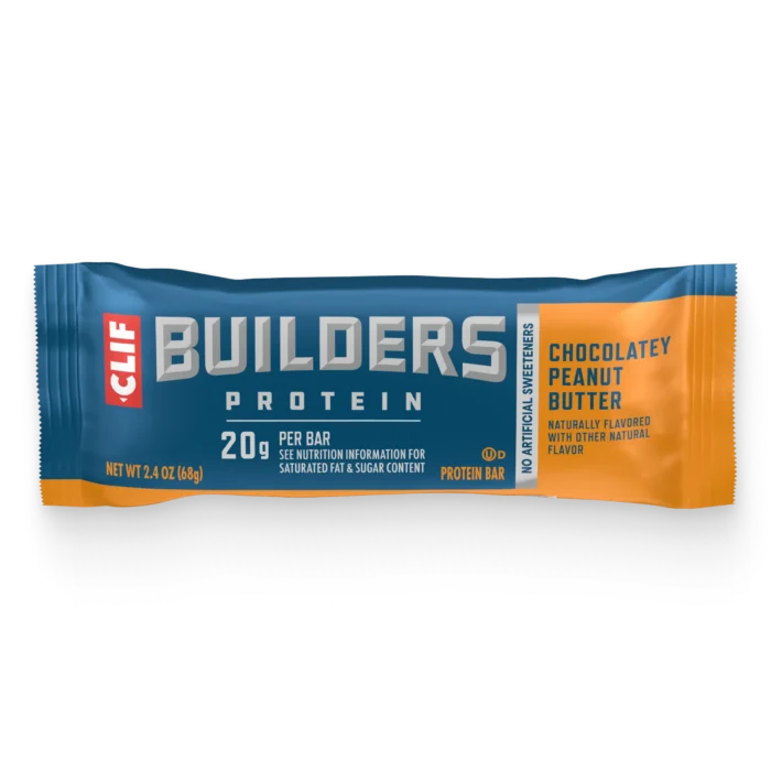 CLIF BUILDERS Chocolatey Peanut Butter Plant Based Protein Bars