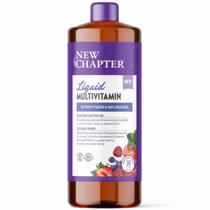 New Chapter Mixed Berry Liquid Multivitamin New Chapter Mixed Berry Liquid Multivitamin