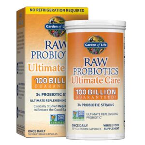 Garden of Life Raw Probiotics Ultimate Care 100 billion CFU