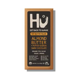 Hu Almond Butter + Puffed Quinoa Dark Chocolate