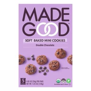 MadeGood Double Chocolate Soft Baked Mini Cookies