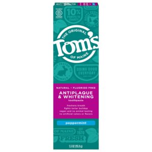 Tom's of Maine Antiplaque & Whitening Peppermint Toothpaste