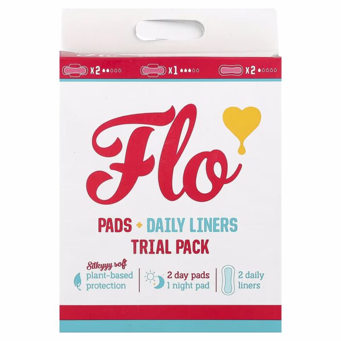 Here We Flo Pads + Daily Liners Trial Pack