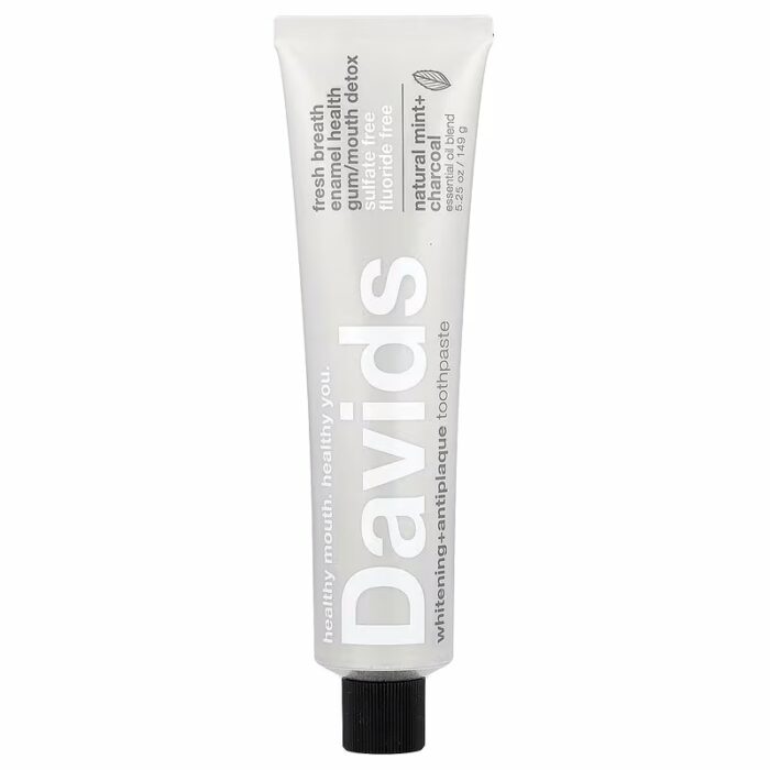 Davids Natural Mint + Charcoal Toothpaste