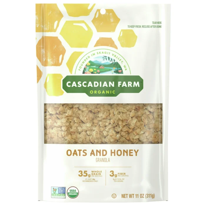 Cascadian Farm Oats And Honey Granola