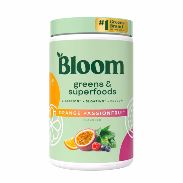 BLOOM® Greens & Superfoods Orange Passionfruit