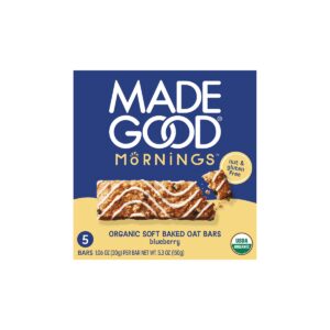 MadeGood Mornings Blueberry Soft Baked Bars