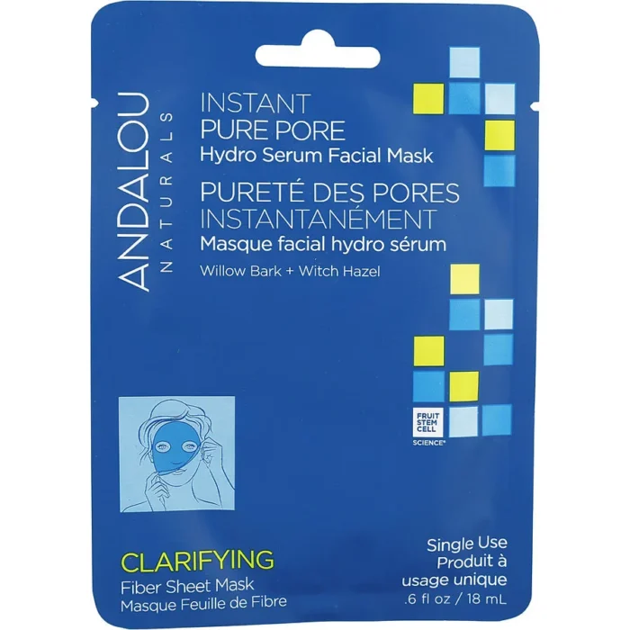 Andalou Naturals Instant Pure Pore Facial Sheet Mask Andalou Naturals Instant Pure Pore Facial Sheet Mask