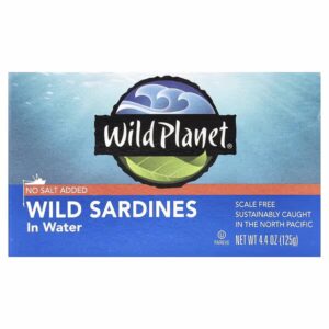 Wild Planet Wild Sardines In Water No Salt Added