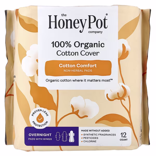 The Honey Pot Company Non-Herbal Overnight Pads The Honey Pot Company Non-Herbal Overnight Pads