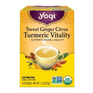 Yogi Sweet Ginger Citrus Turmeric Vitality