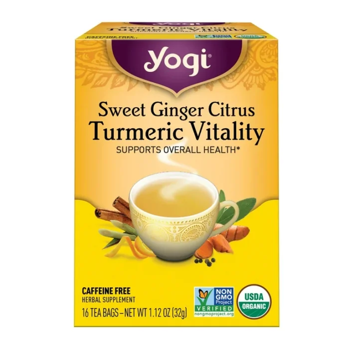 Yogi Sweet Ginger Citrus Turmeric Vitality