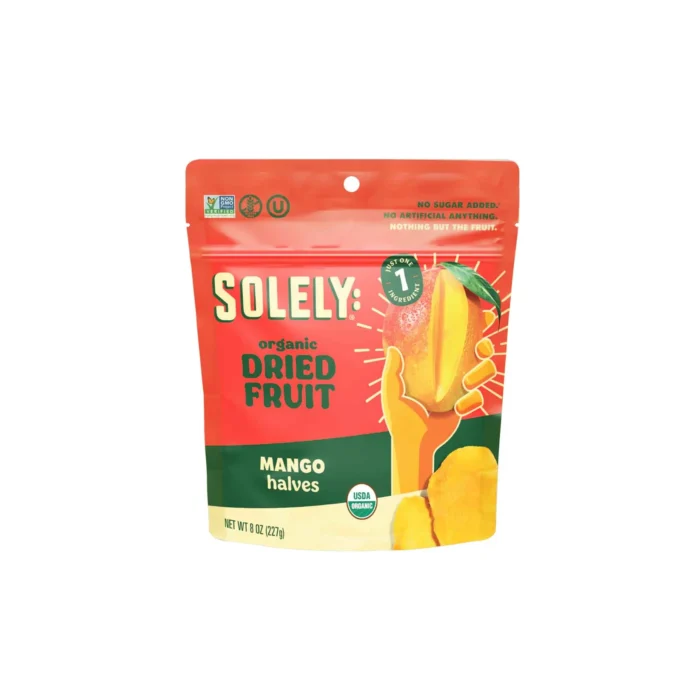 Solely Organic Dried Mango Halves