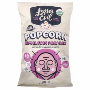 LesserEvil Himalayan Pink Salt Popcorn