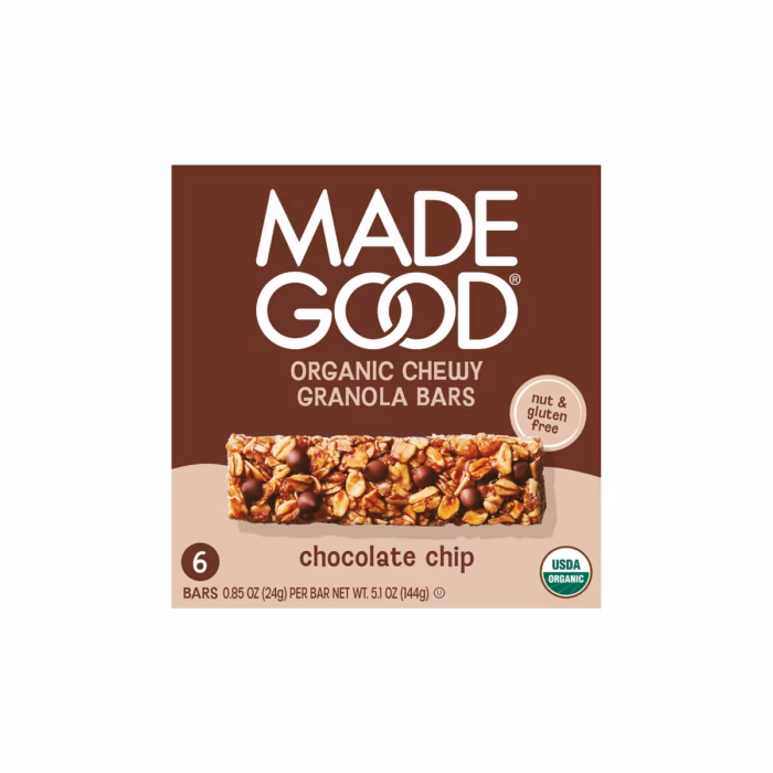 MadeGood Chocolate Chip Chewy Granola Bars