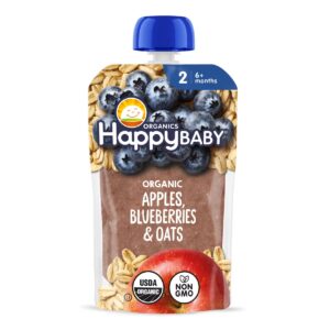 Happy Baby Organic Apples, Blueberries, & Oats