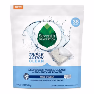 Seventh Generation Triple Action Clean Dishwasher Detergent Packets