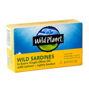 Wild Planet Wild Sardines in Extra Virgin Olive Oil with Lemon