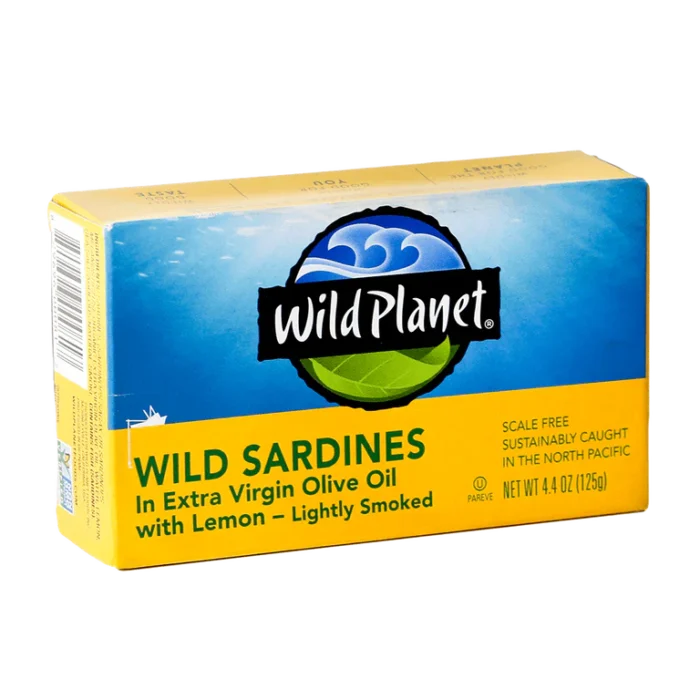 Wild Planet Wild Sardines in Extra Virgin Olive Oil with Lemon