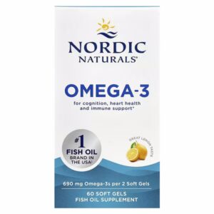 Nordic Naturals Omega-3 Lemon Soft Gels