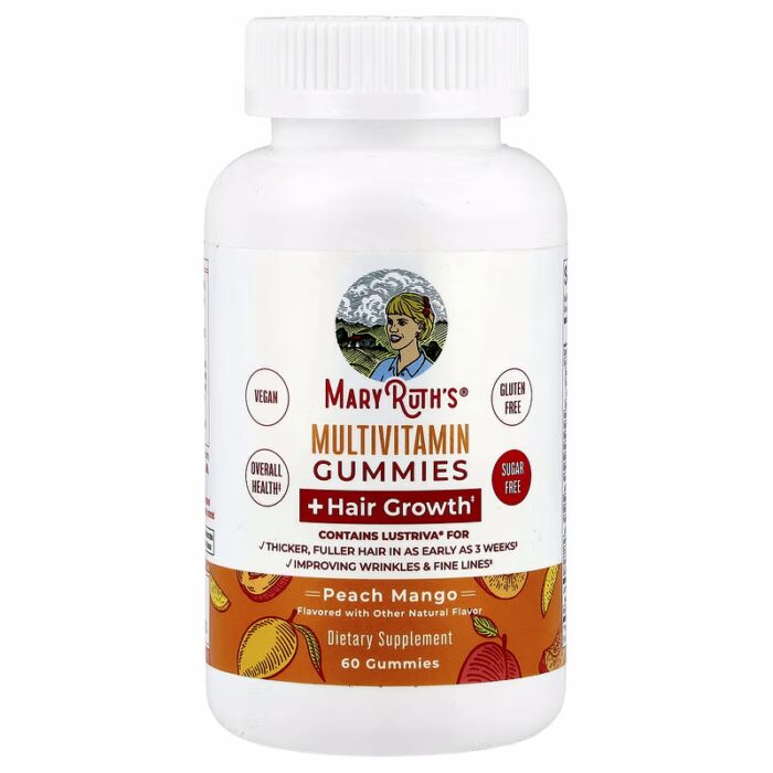 Mary Ruth's Multivitamin + Hair Growth Gummies
