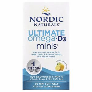 Nordic Naturals Ultimate Omega®-D3 Minis Lemon