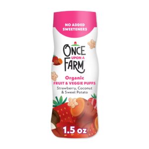 Once Upon a Farm Fruit Strawberry Sweet Potato & Coconut Puffs