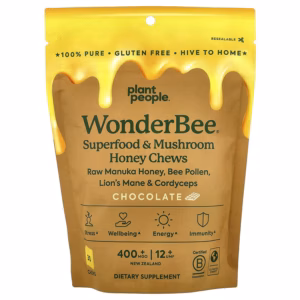 Plant People WonderBee Superfood & Mushroom Honey Chocolate Chews