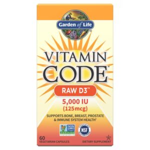 Garden of Life Vitamin Code RAW D3