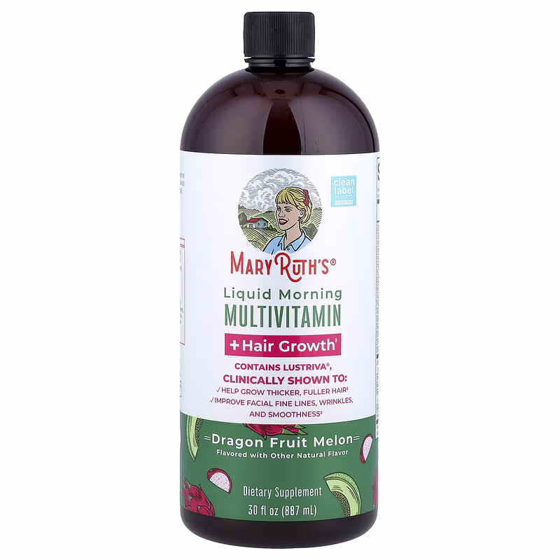 MaryRuth’s Dragon Fruit Melon Liquid Morning Multivitamin + Hair Growth MaryRuth's Dragon Fruit Melon Liquid Morning Multivitamin + Hair Growth