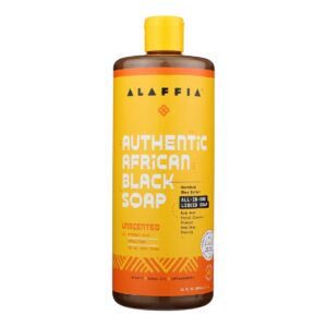 Alaffia Authentic Unscented African Black Soap
