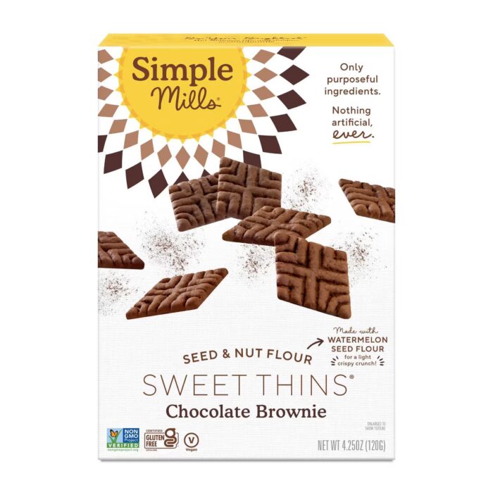 Simple Mills Chocolate Brownie Sweet Thins