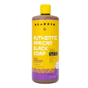 Alaffia Authentic African Black Soap Wild Lavender